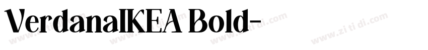 VerdanaIKEA Bold字体转换 VerdanaIKEA Bold字体转换